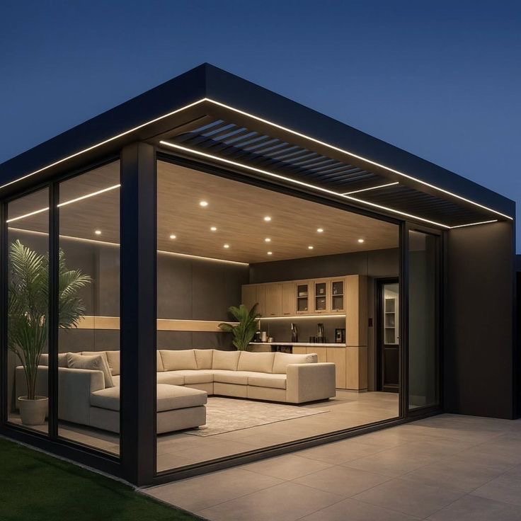 Ultra luxury aluminum pergola design example 4