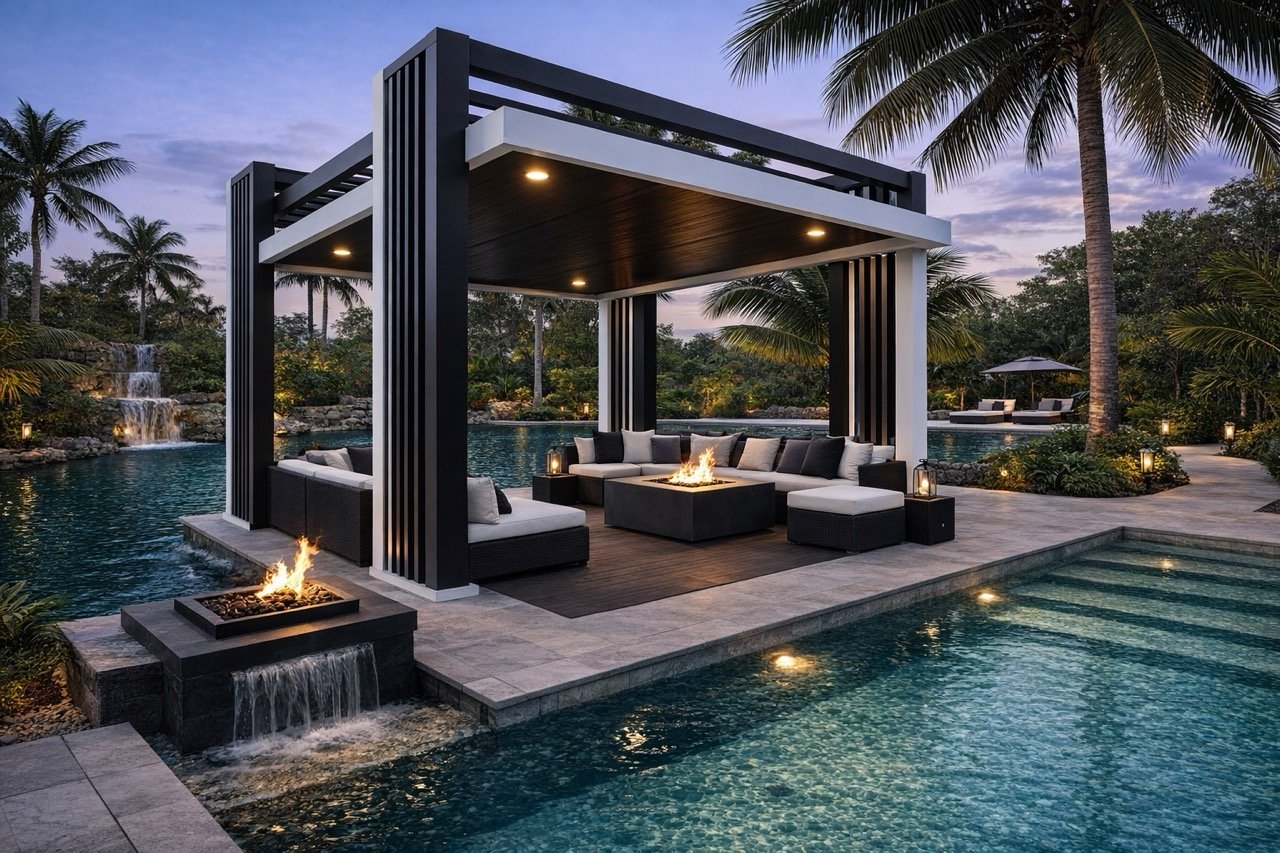 Exclusive pergola design by Fast Metal Roofs example 2