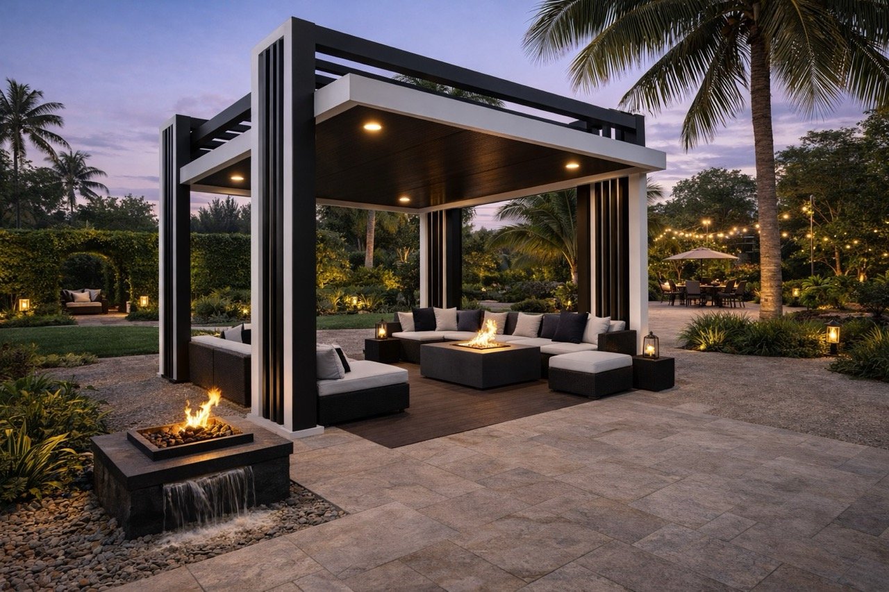 Exclusive pergola design by Fast Metal Roofs example 3