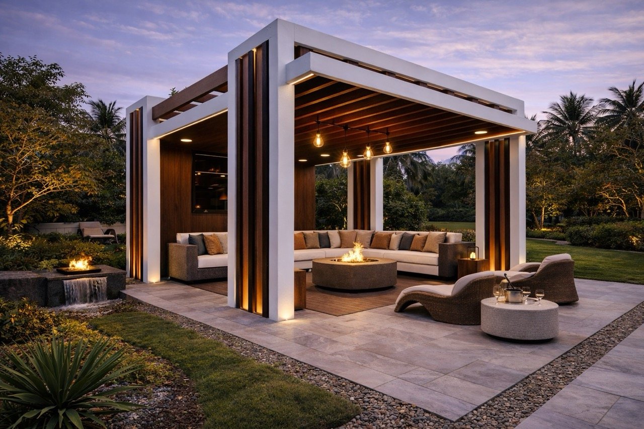 Exclusive pergola design by Fast Metal Roofs example 5