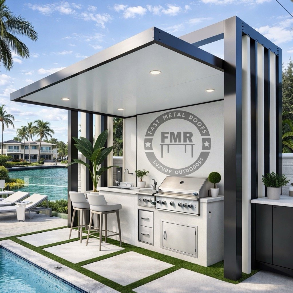 Exclusive pergola design by Fast Metal Roofs example 8